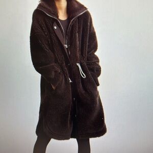 Varley Jones Coat Coffee Bean Small